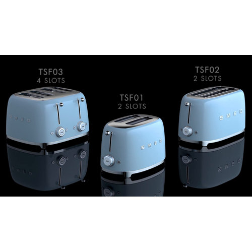 Smeg 2 Slice 50s Style Toaster & Reviews Wayfair